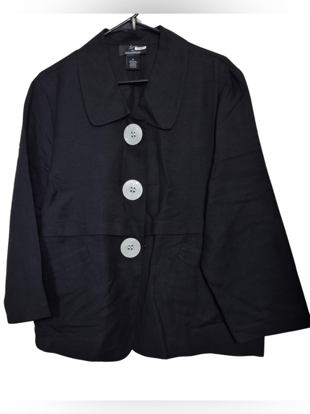 Lennie for Nina Leonard Linen Blend Jacket